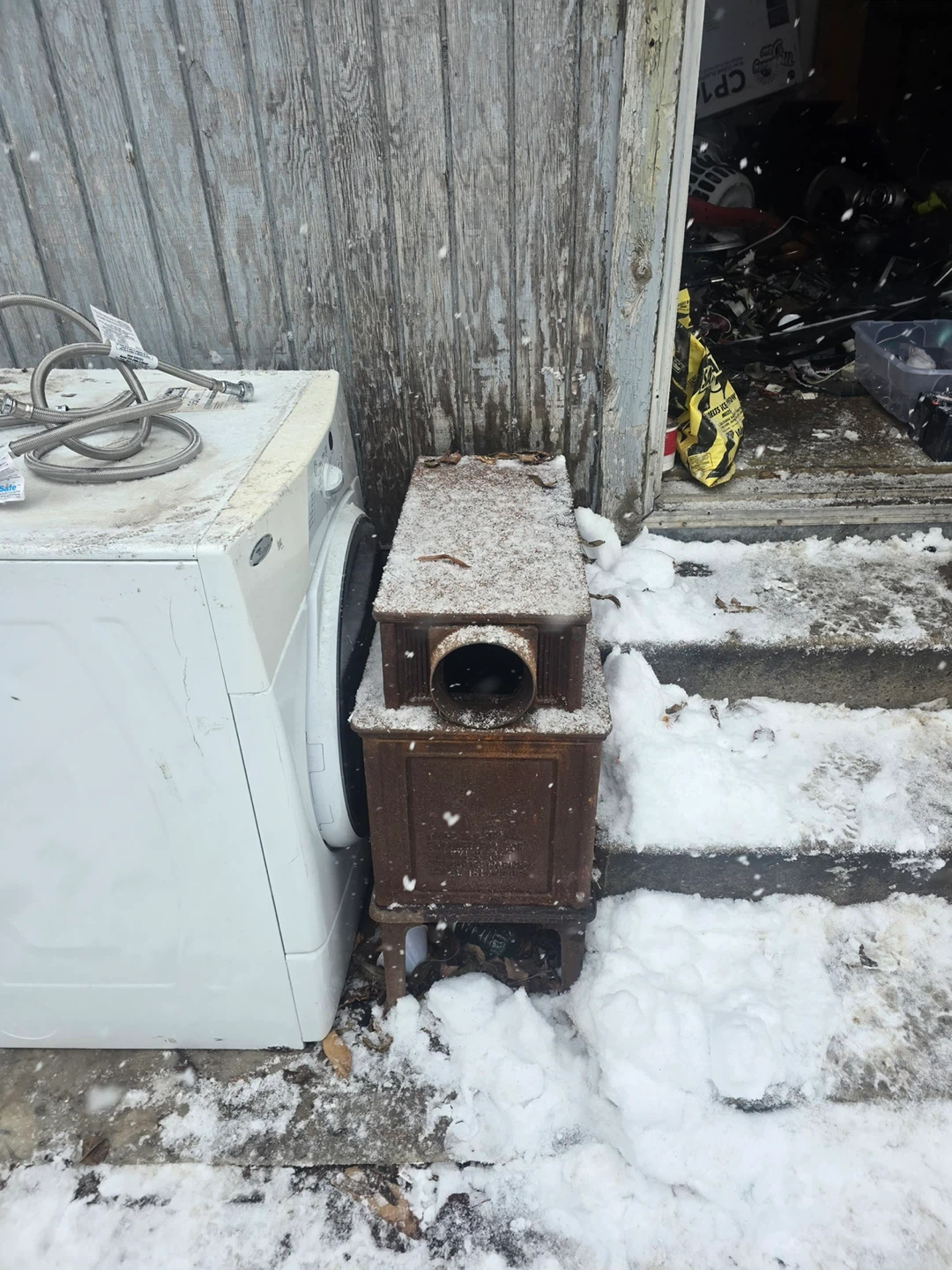 Franklin Cast Iron Wood Stove - photo 2