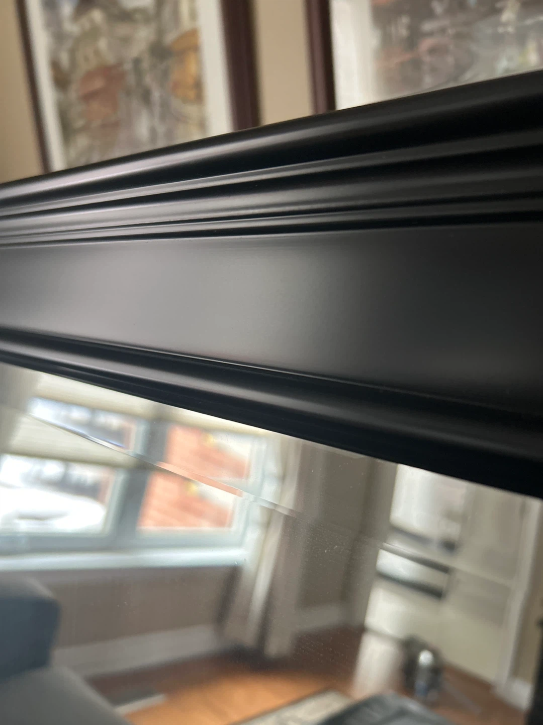Black Framed Wall Mirror - photo 4