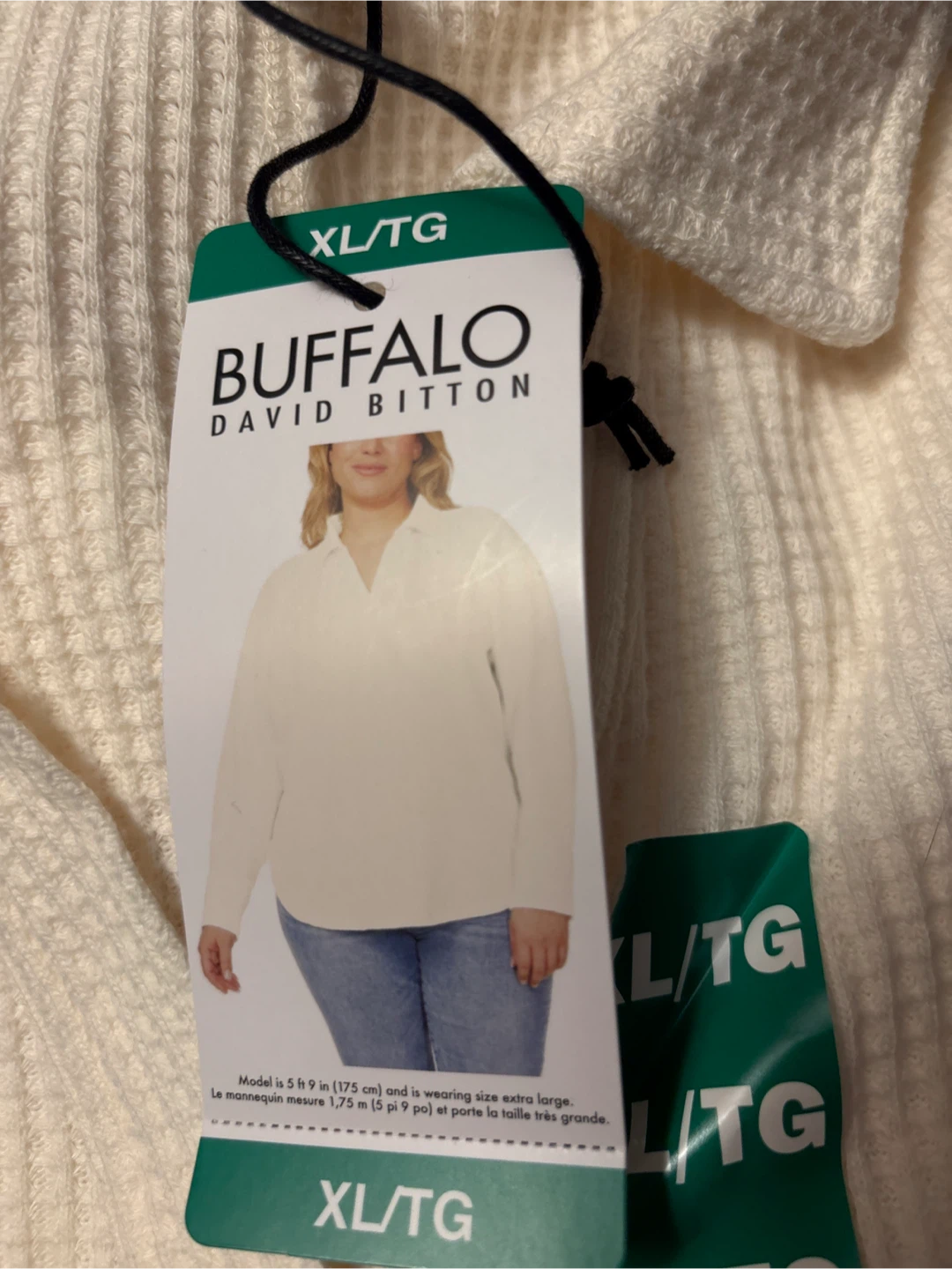 Buffalo David Bitton Waffle Knit Shirt XL - New - photo 2