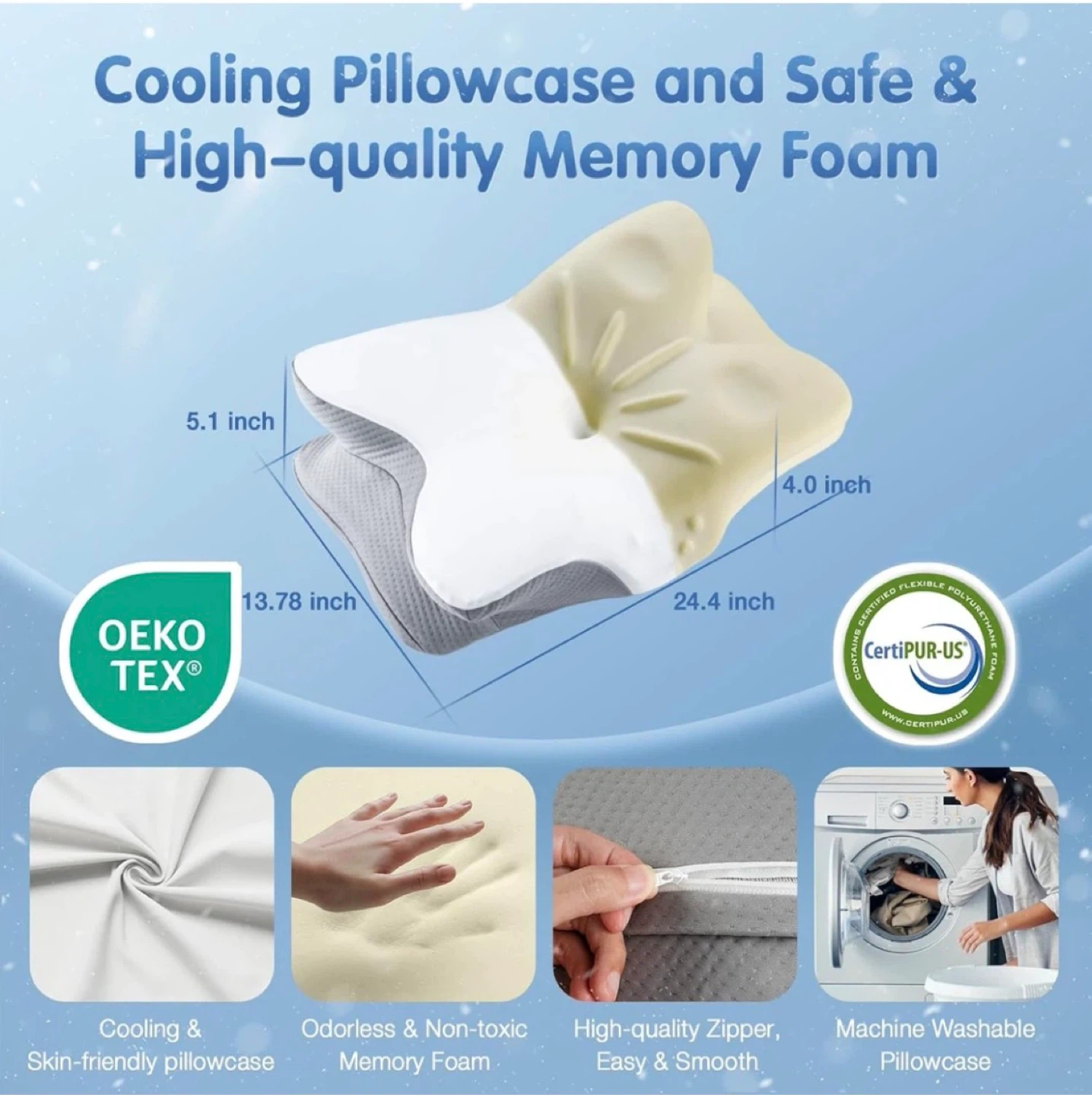 Contour Memory Foam Pillow $25 each