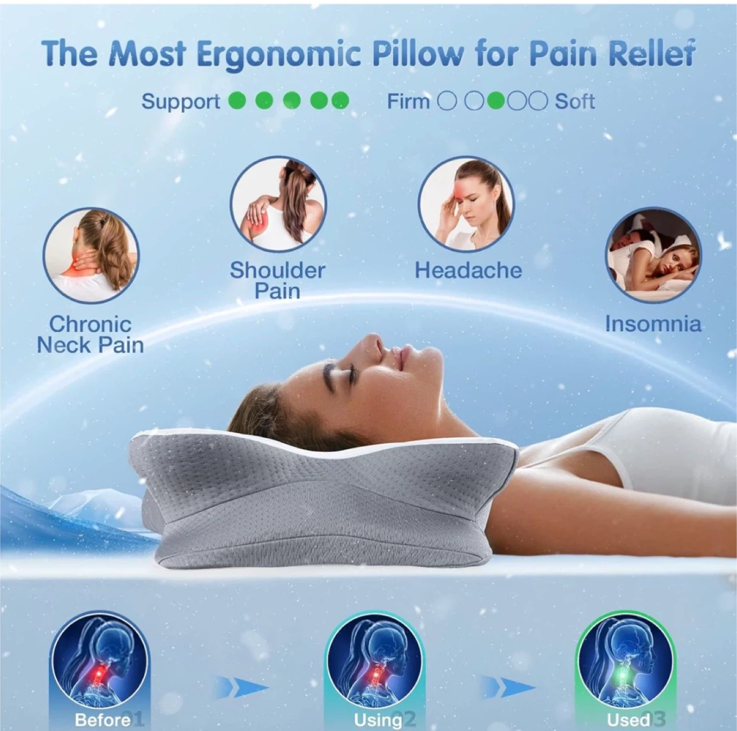 Contour Memory Foam Pillow $25 each - photo 2