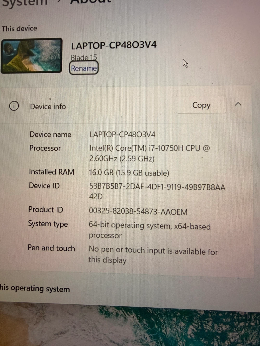 Razer Blade 15 (2021) - RTX 3060 / Battery 96% - photo 4