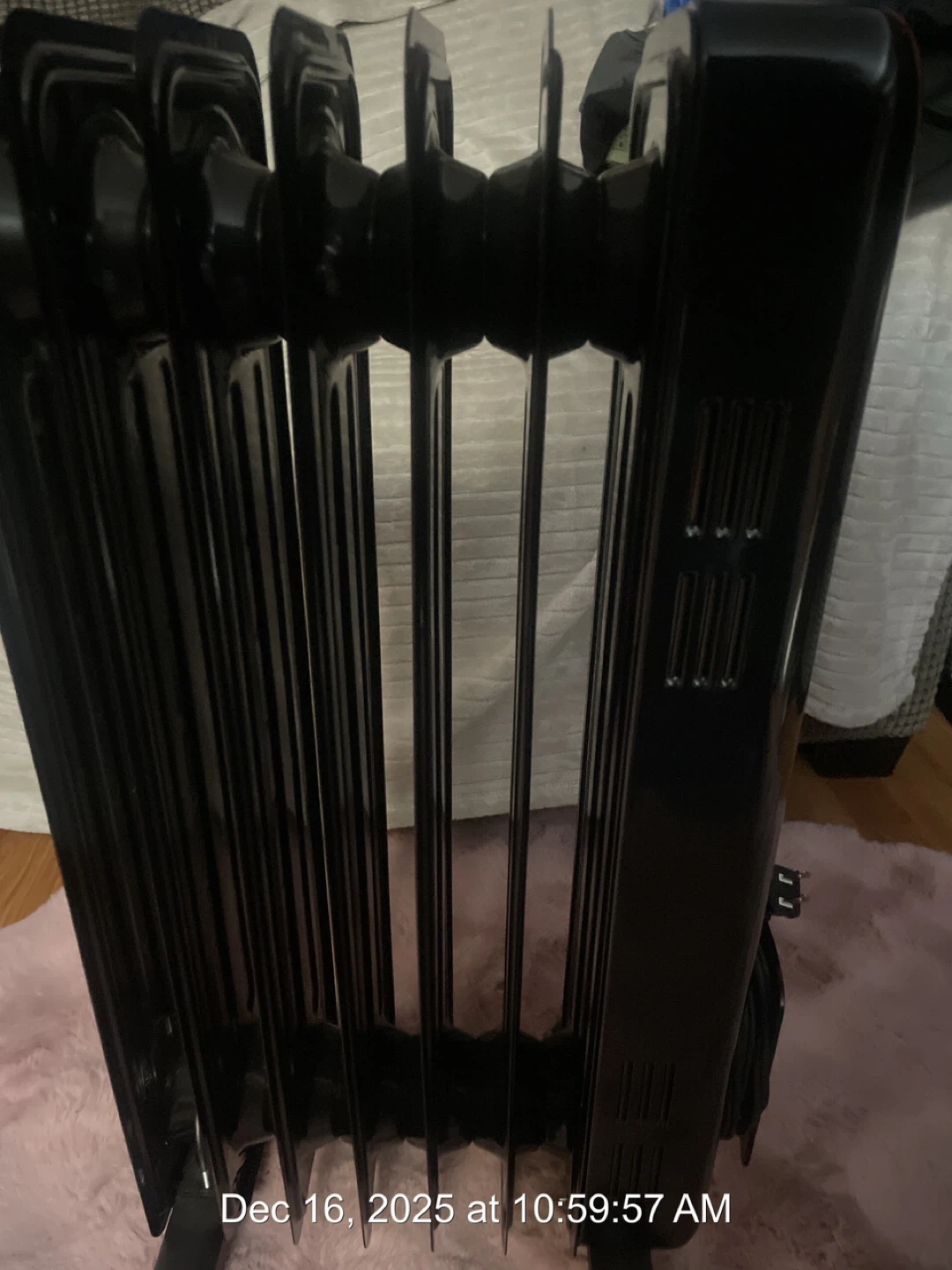 Senville Black Oil Filled Radiator - photo 3