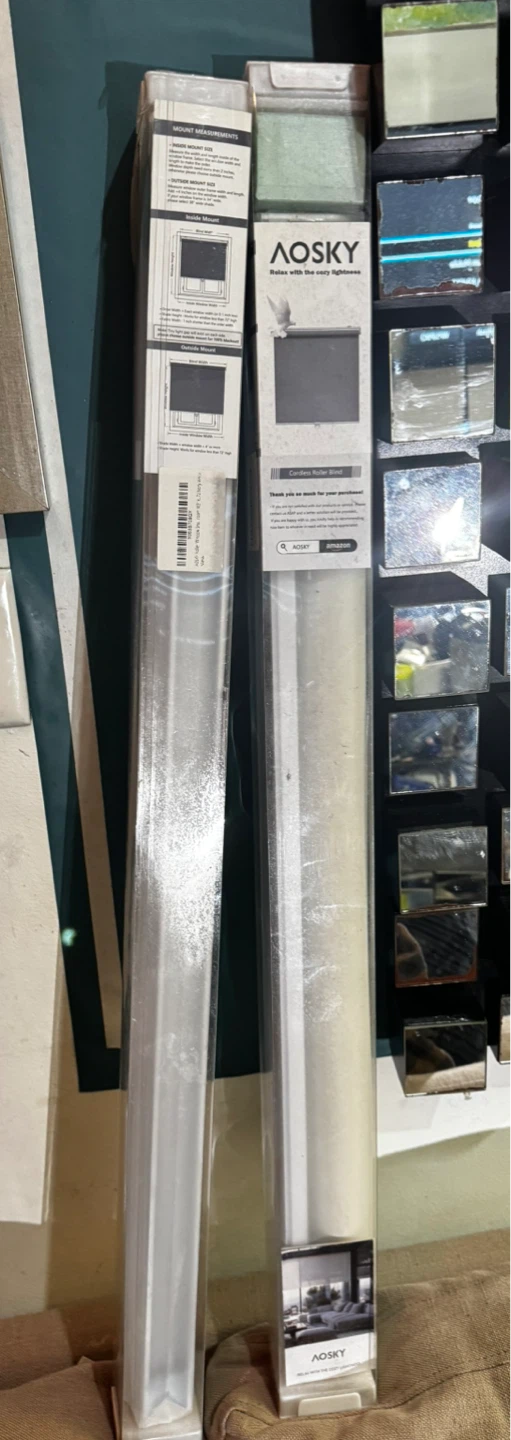 2 AOSKY Cordless Roller Blinds- New in Box! - photo 2
