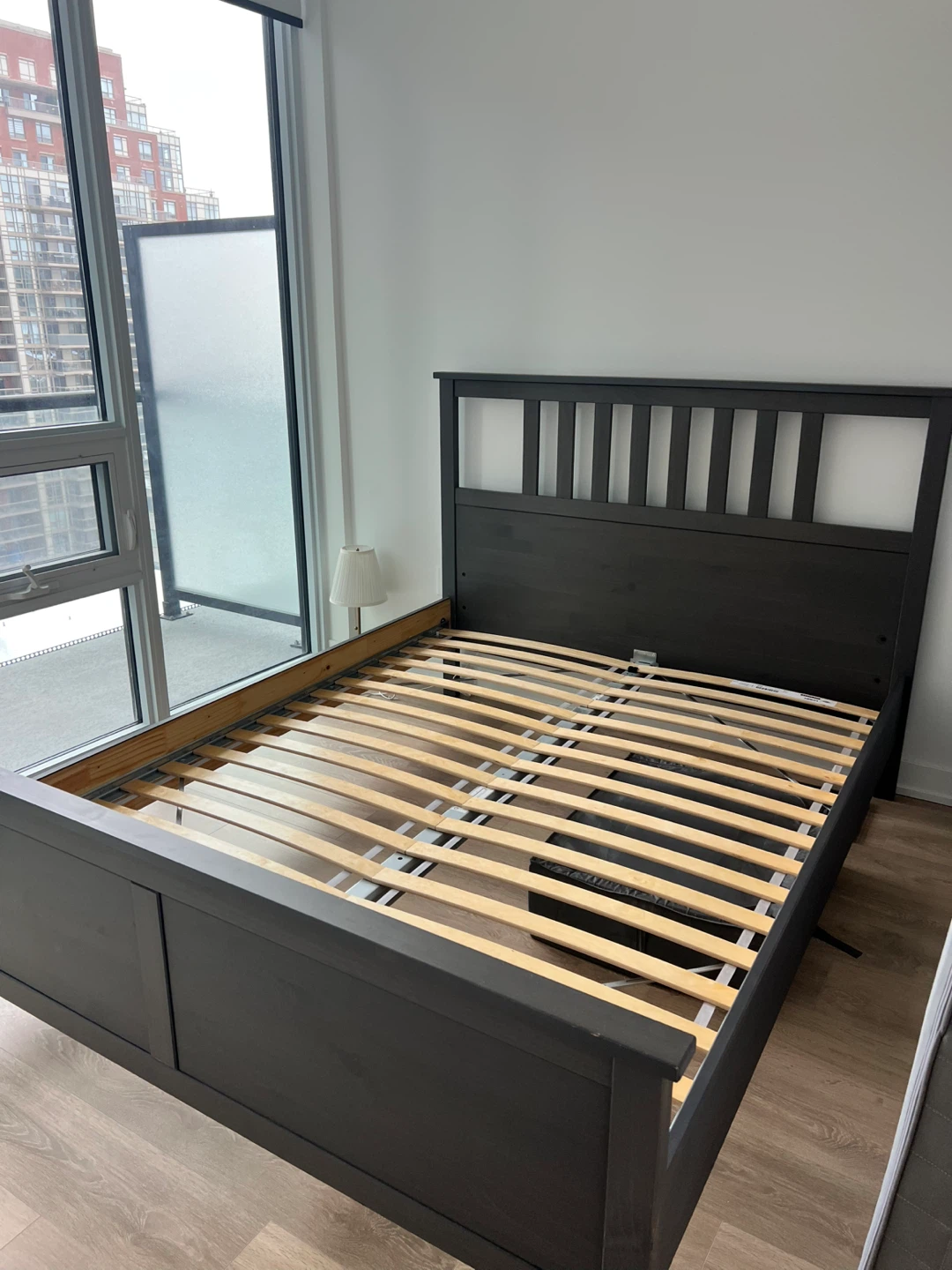 Dark Gray Bed Frame