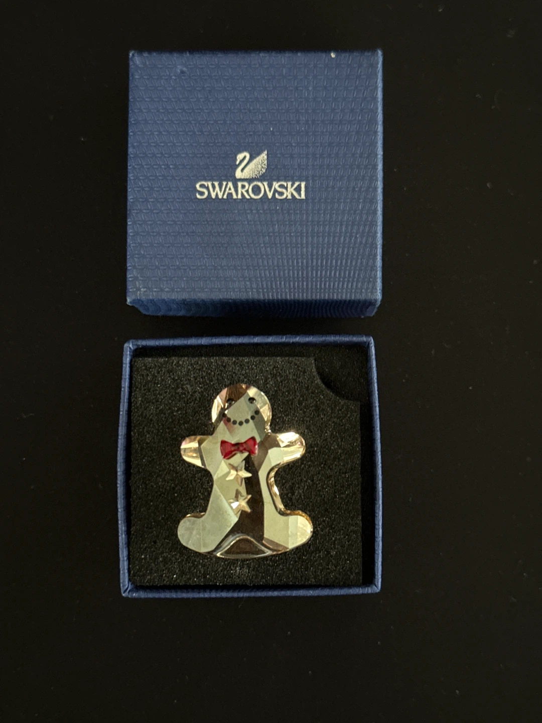Swarovski Crystal Gingerbread Man Ornament