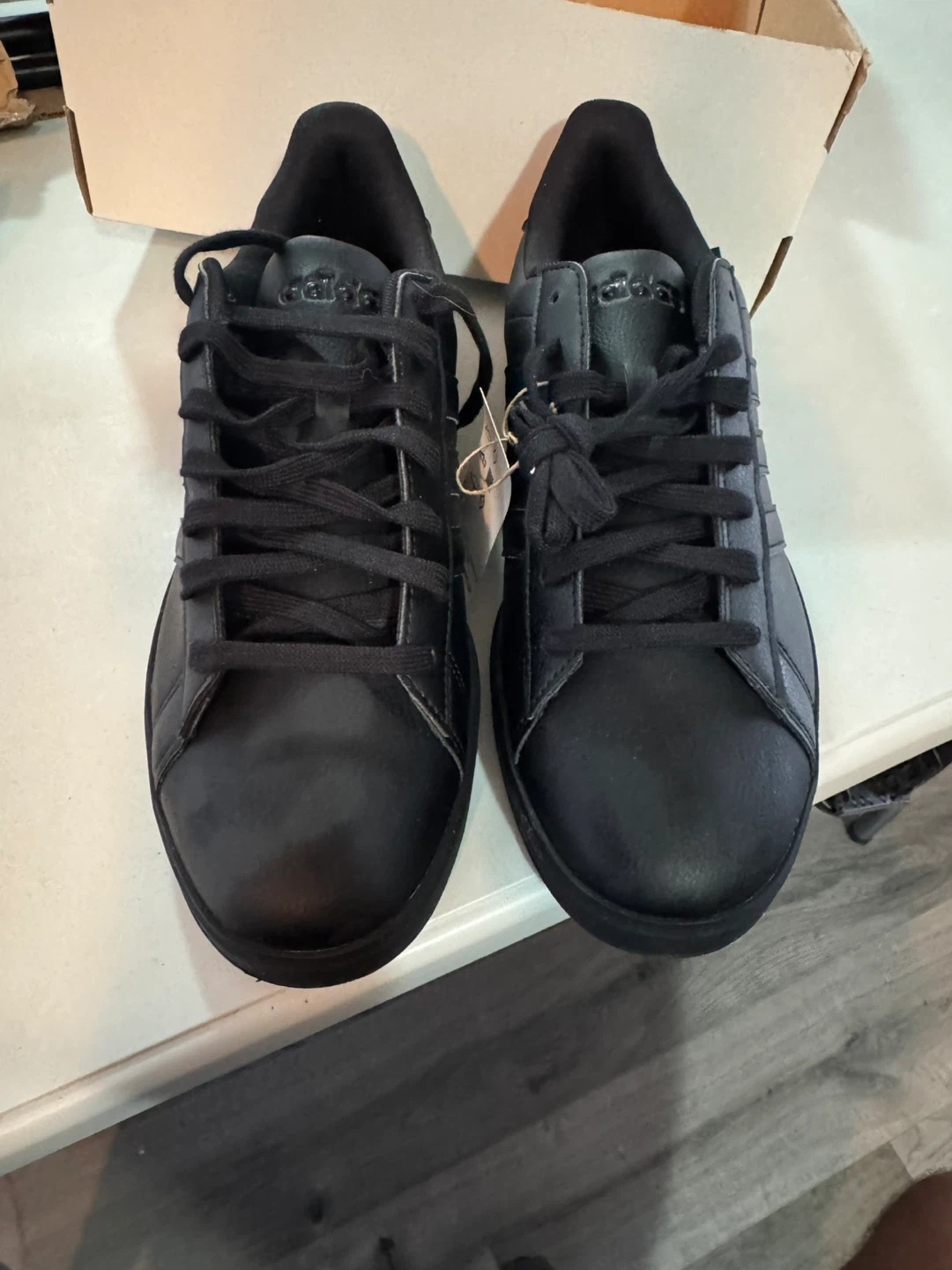 Adidas Grand Court 2.0 Black Tennis Shoes - photo 3