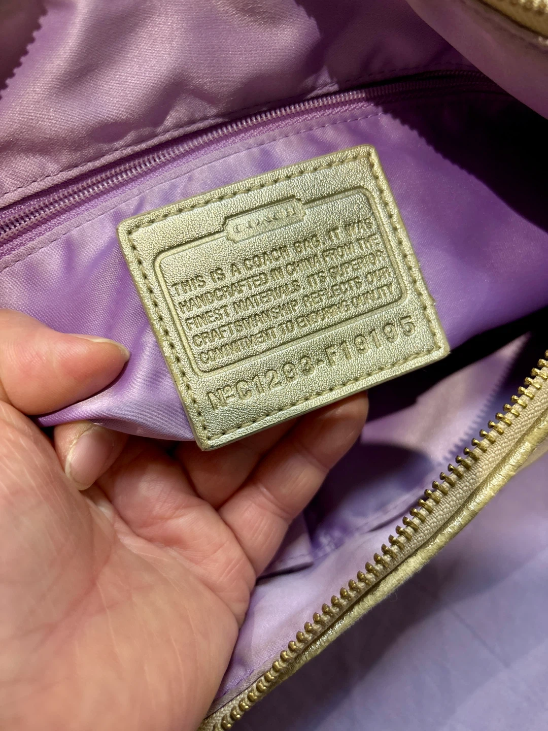 Coach Patchwork Hobo Bag F19195 - photo 2