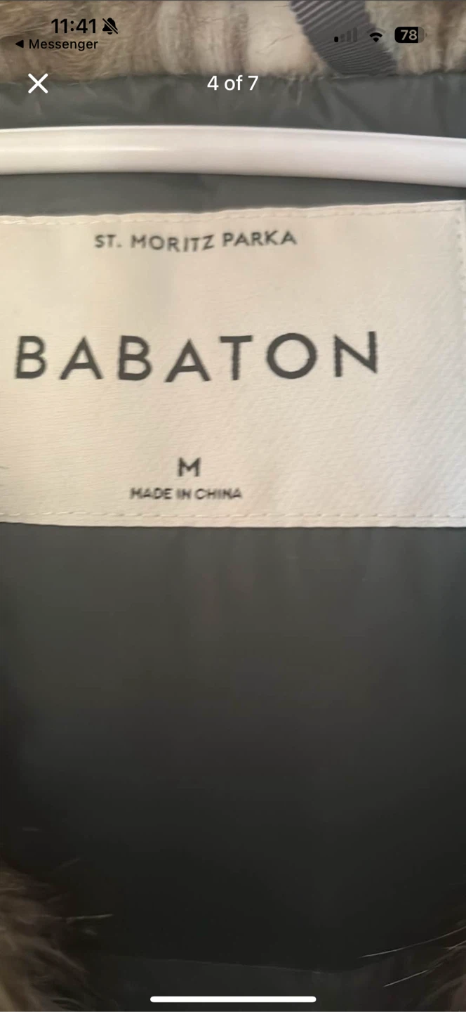 Babaton St. Moritz Parka - Size M - photo 4
