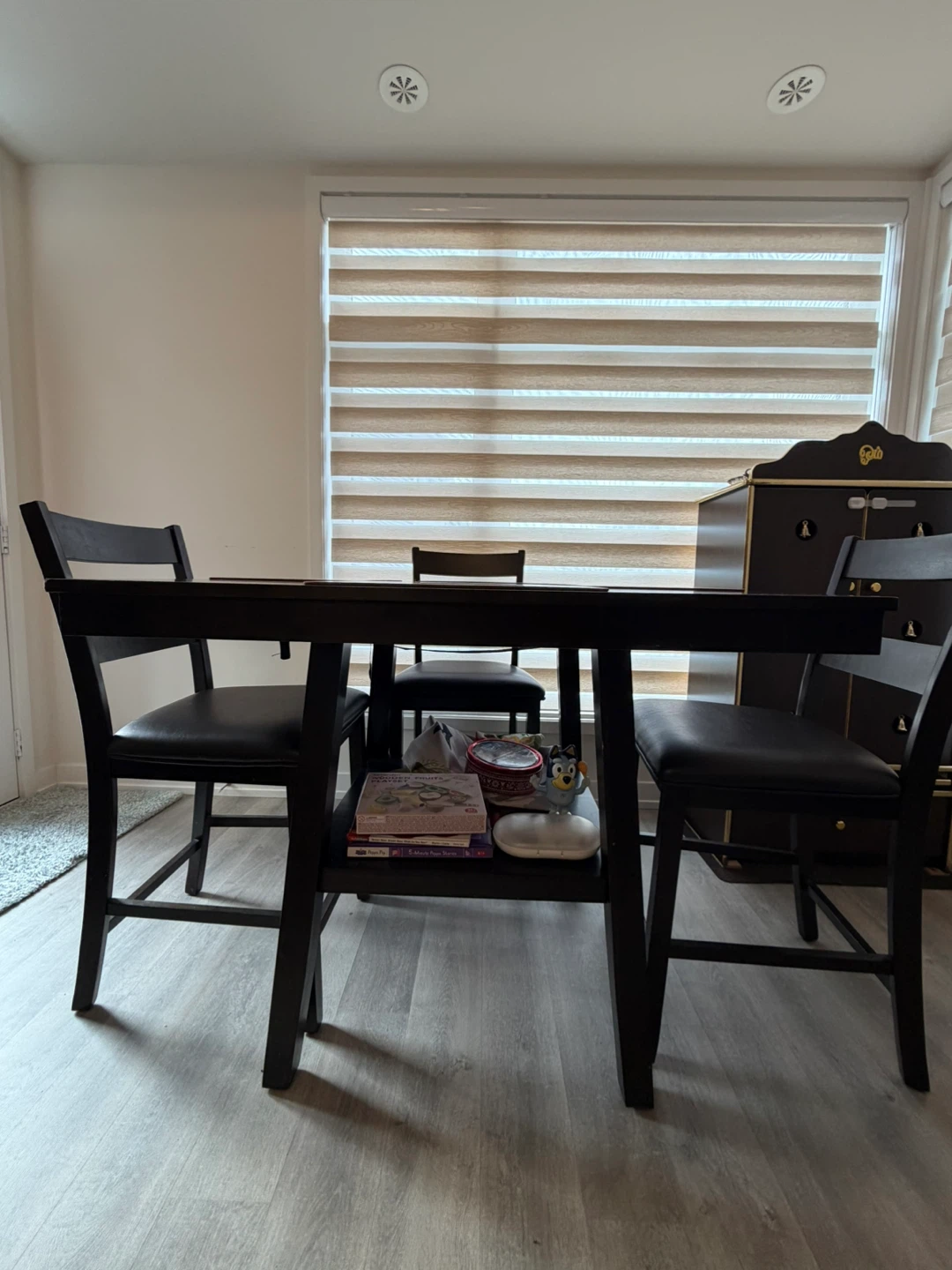 Counter Height Dining Table with 4 Chairs - photo 2