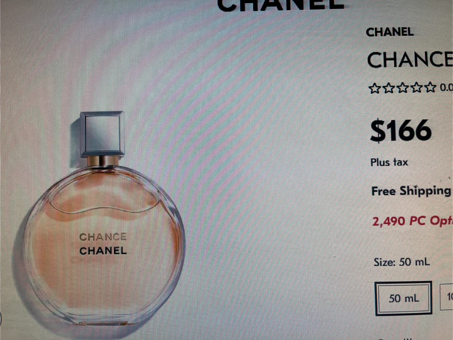 Chanel Chance Eau de Parfum 50 mL-spray pump broken - photo 2