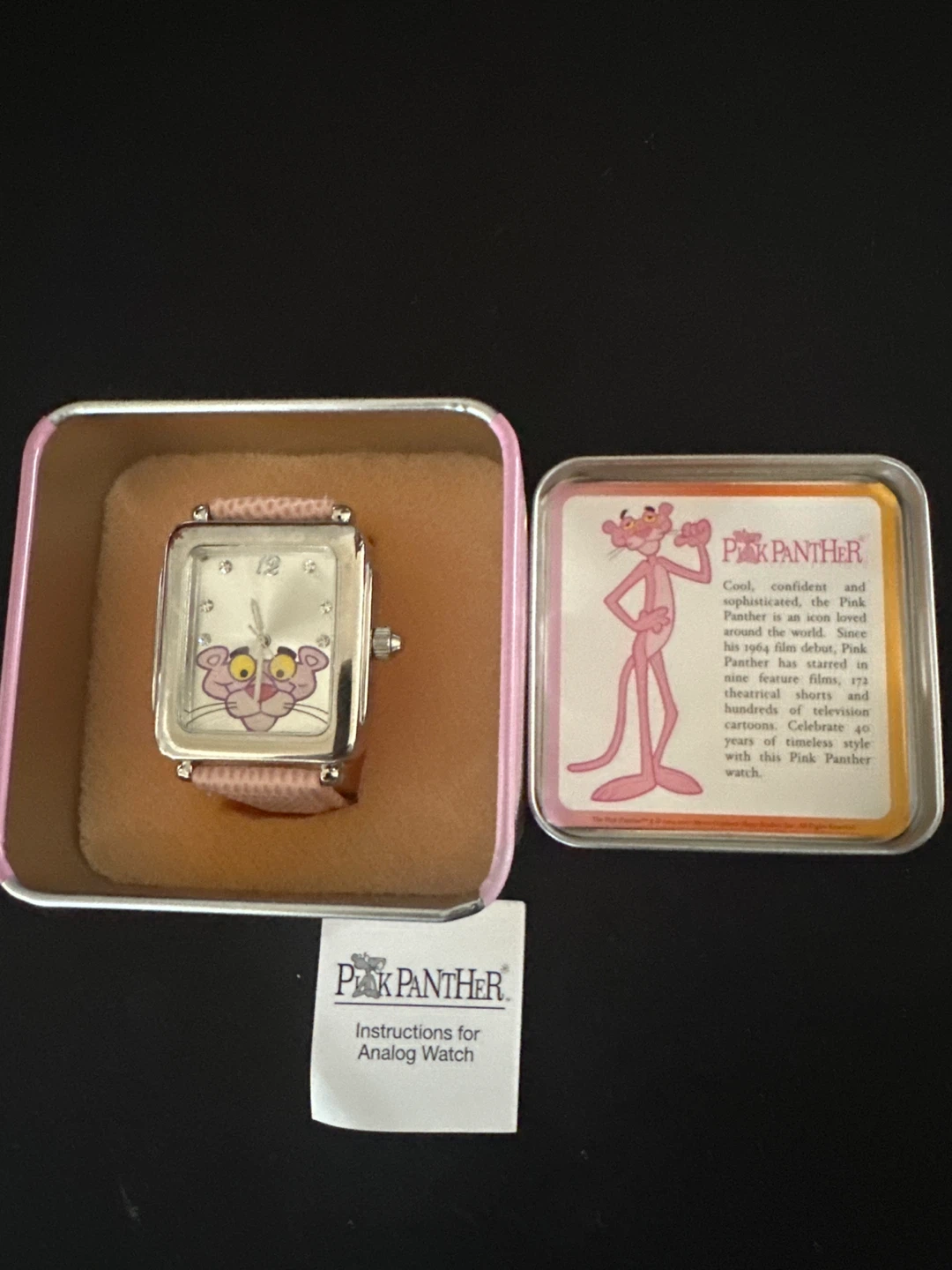 Pink Panther Analog Watch w/ Box