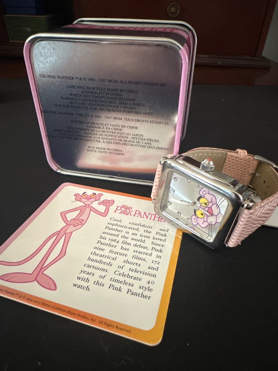 Pink Panther Analog Watch w/ Box - photo 4
