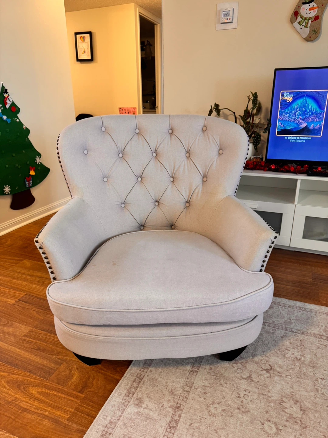 Accent Armchair - Beige