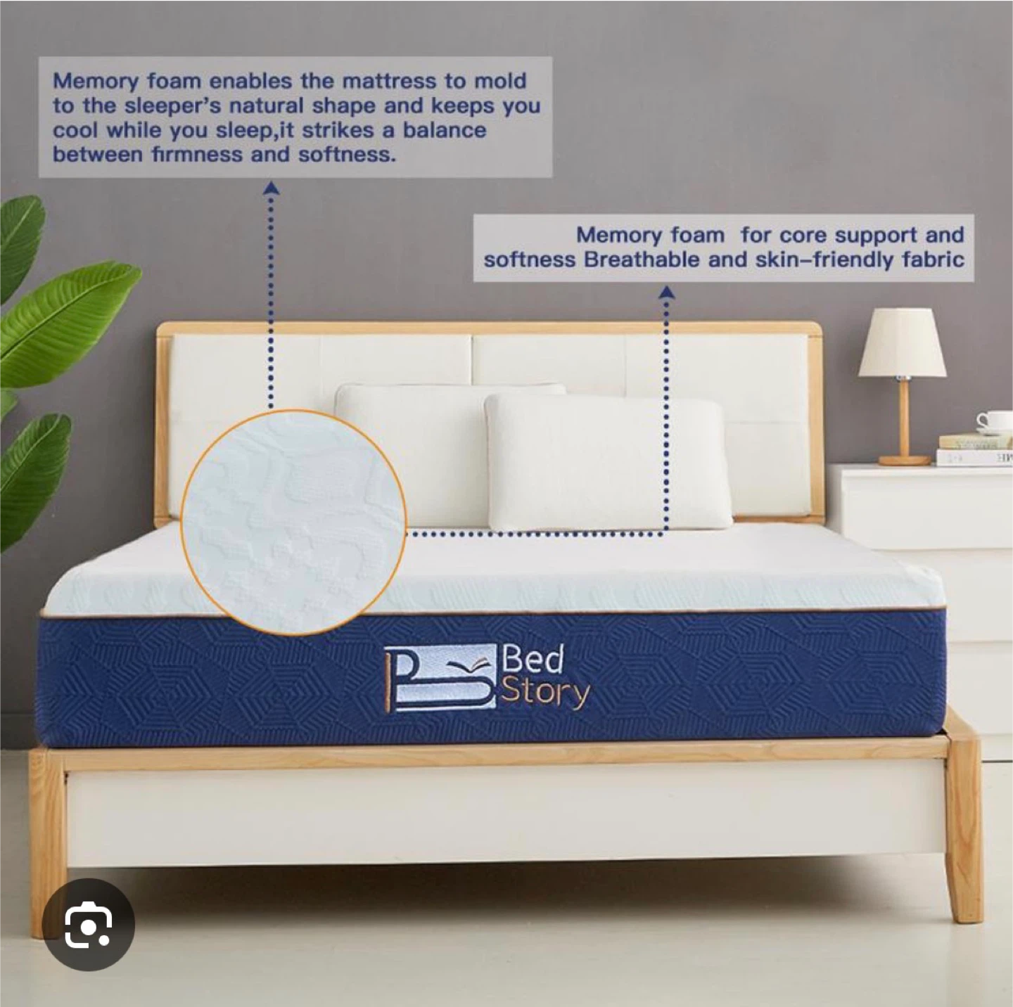 Queen Size Bed Frame & Mattress - photo 3