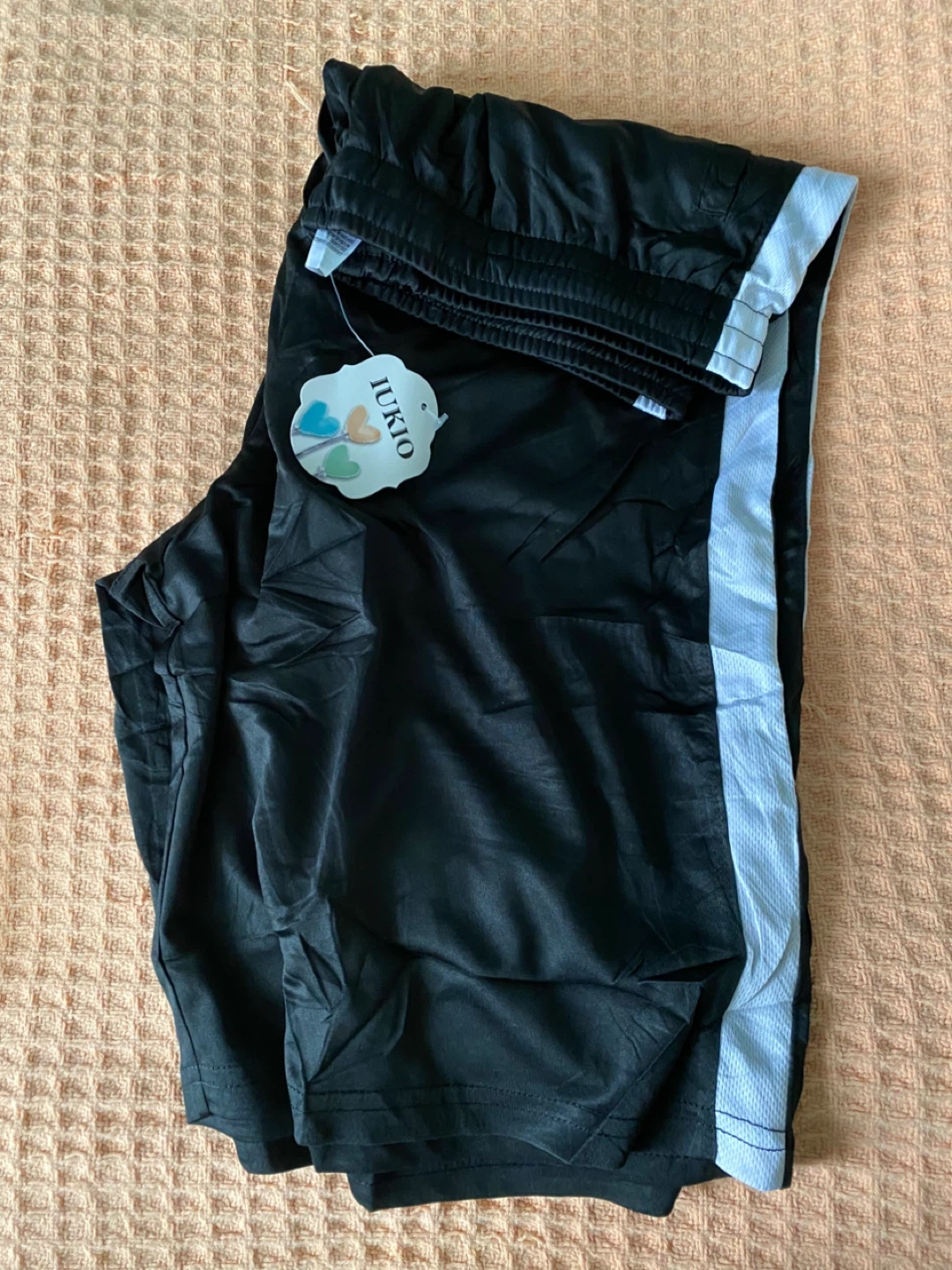 New IUKIO Men's Basketball Shorts - Black, Size M - photo 4