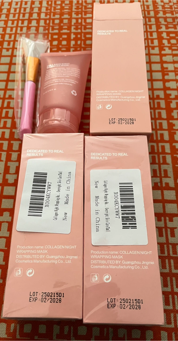Night Care Collagen Night Wrapping Mask (3 boxes) - photo 2