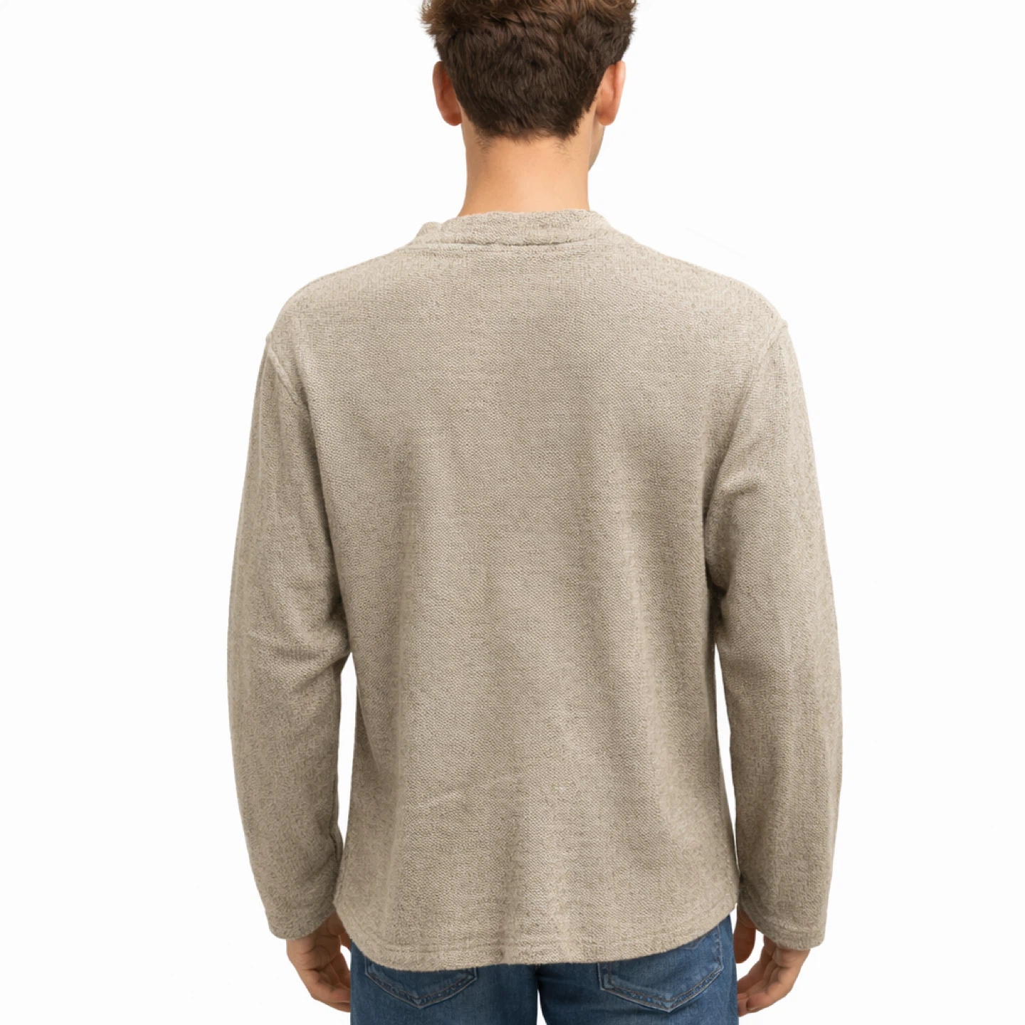 REISS Cable Knit Sweater Men’s Size L Wool Silk Blend - photo 2