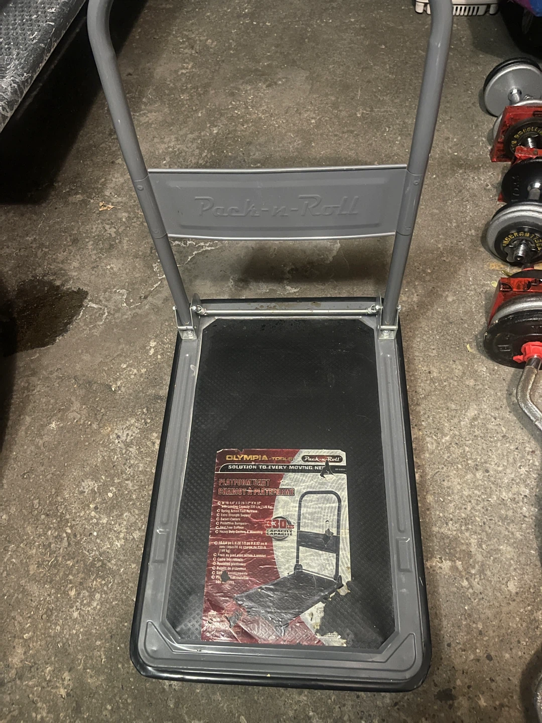 Olympia Pack-N-Roll Steel Folding Hand Truck - photo 2