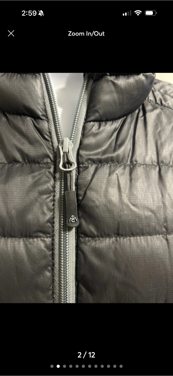 WOMENS MEDIUM Puffer Jacket - Black WITH HOOD - photo 4