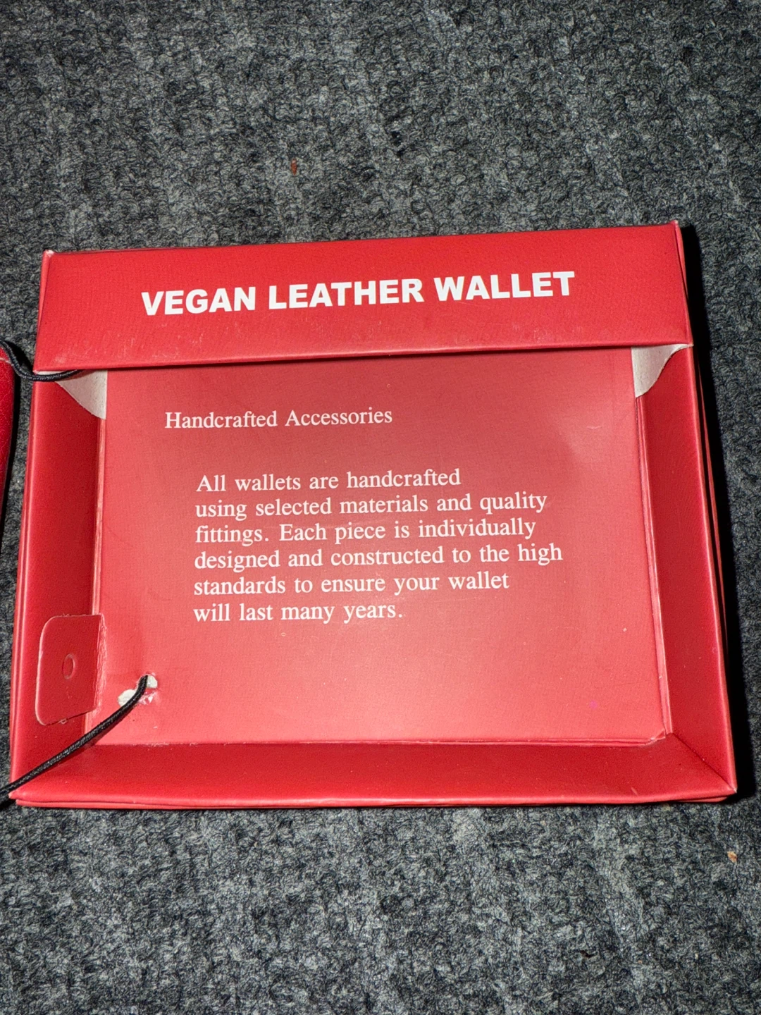 Sneaker Reaper Vegan Leather Wallet - Red - photo 5