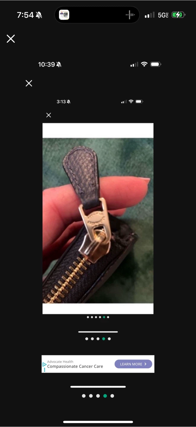 Coach Leather Zip Wallet - photo 4
