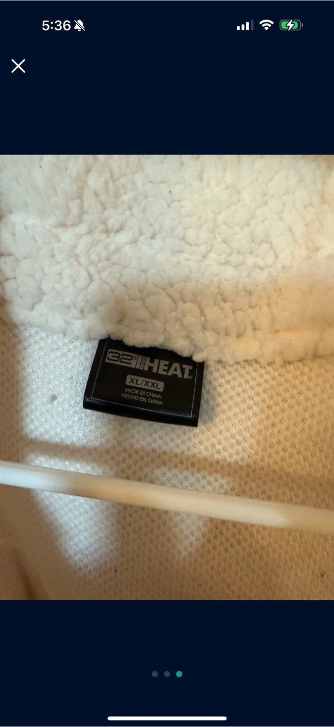 32 Degrees Heat Cream Sherpa Jacket XL/XXL - photo 3