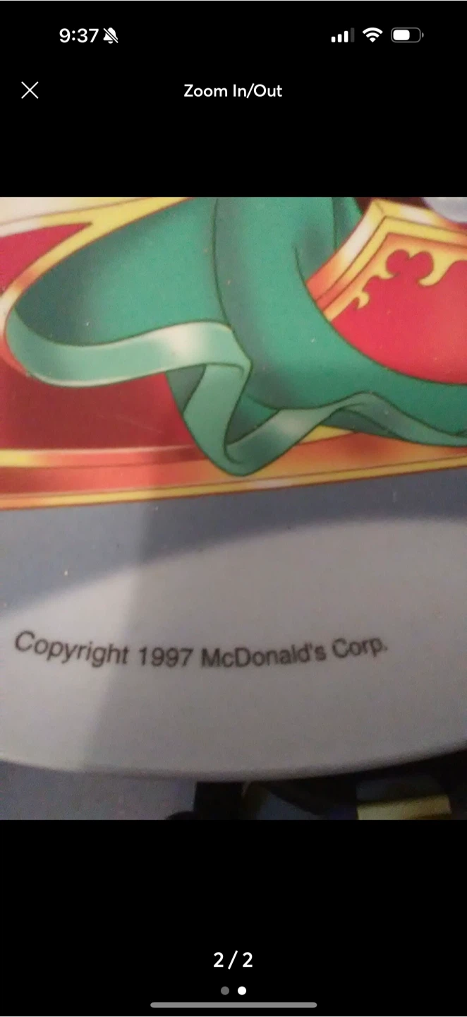 McDonald's 1997 Christmas Plate - photo 2