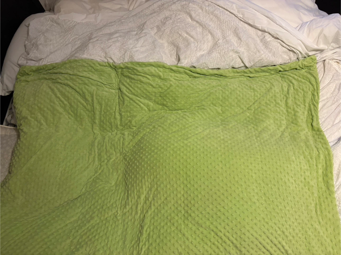 Green & Blue Weighted Blanket - photo 3