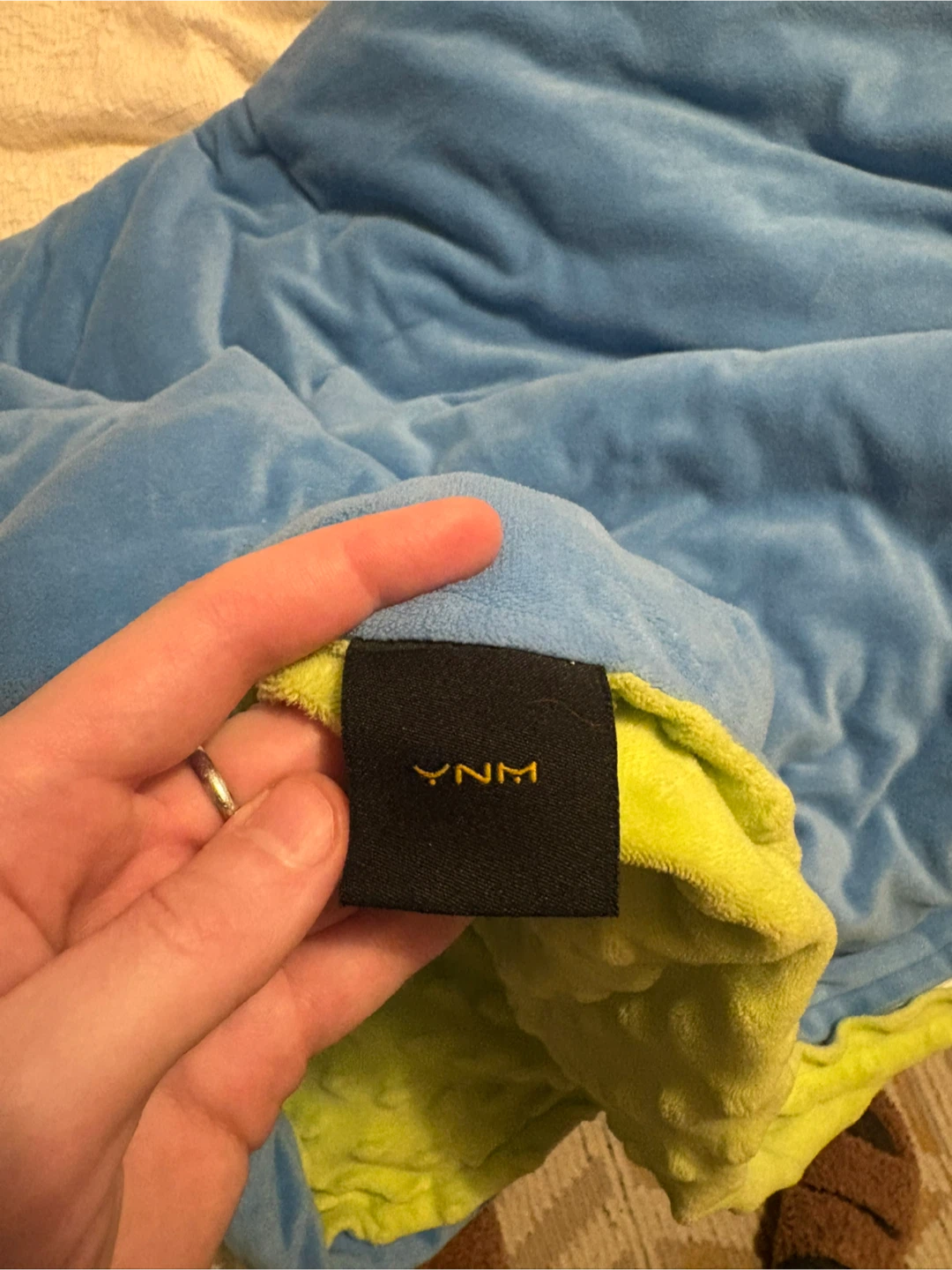 Green & Blue Weighted Blanket - photo 5