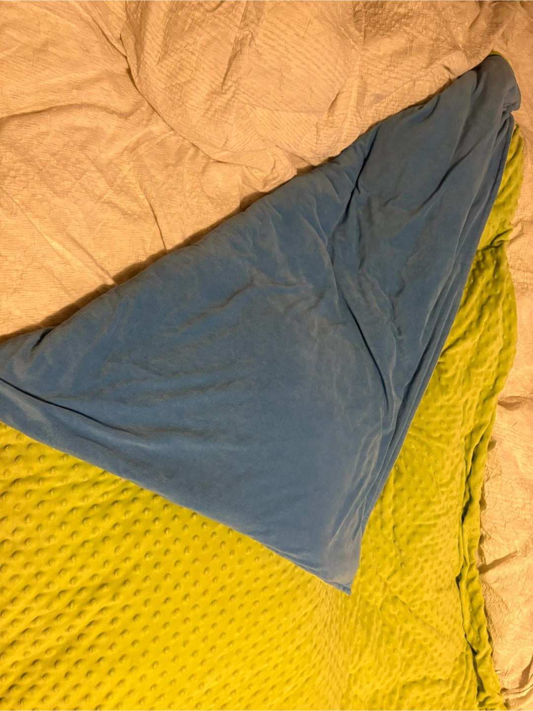 Green & Blue Weighted Blanket - photo 4