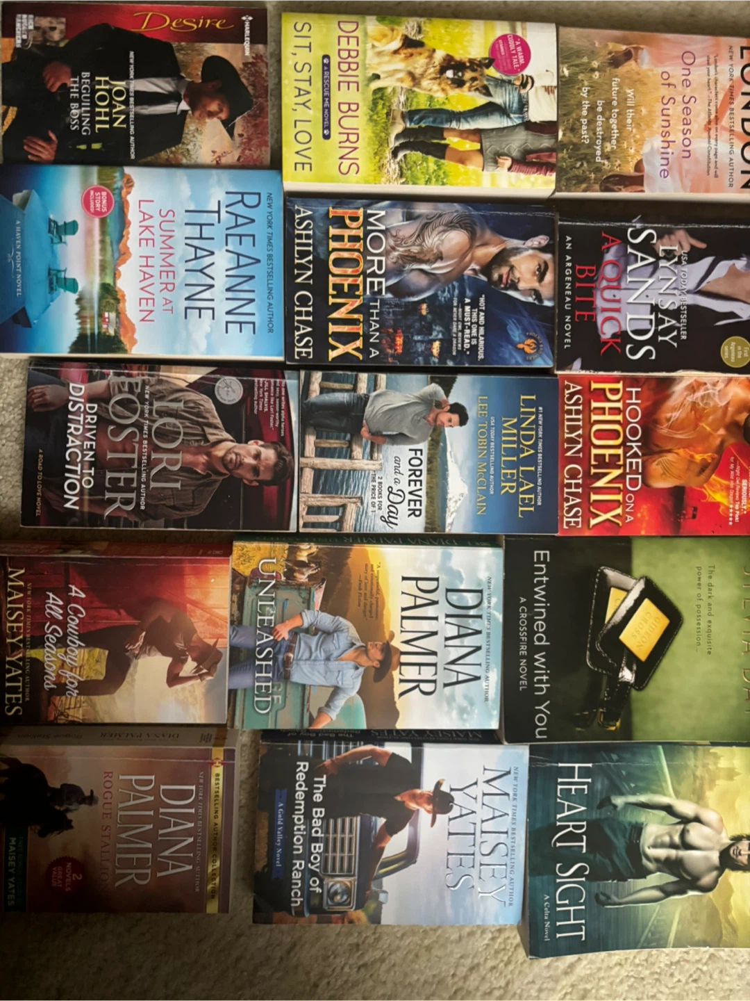 Mixed Lot of Romance Novels