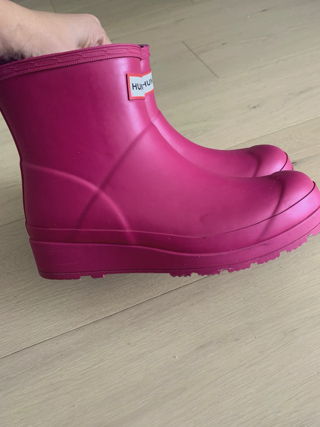 Hunter Women’s Purple Ankle Rain Boots – UK 4 - photo 2