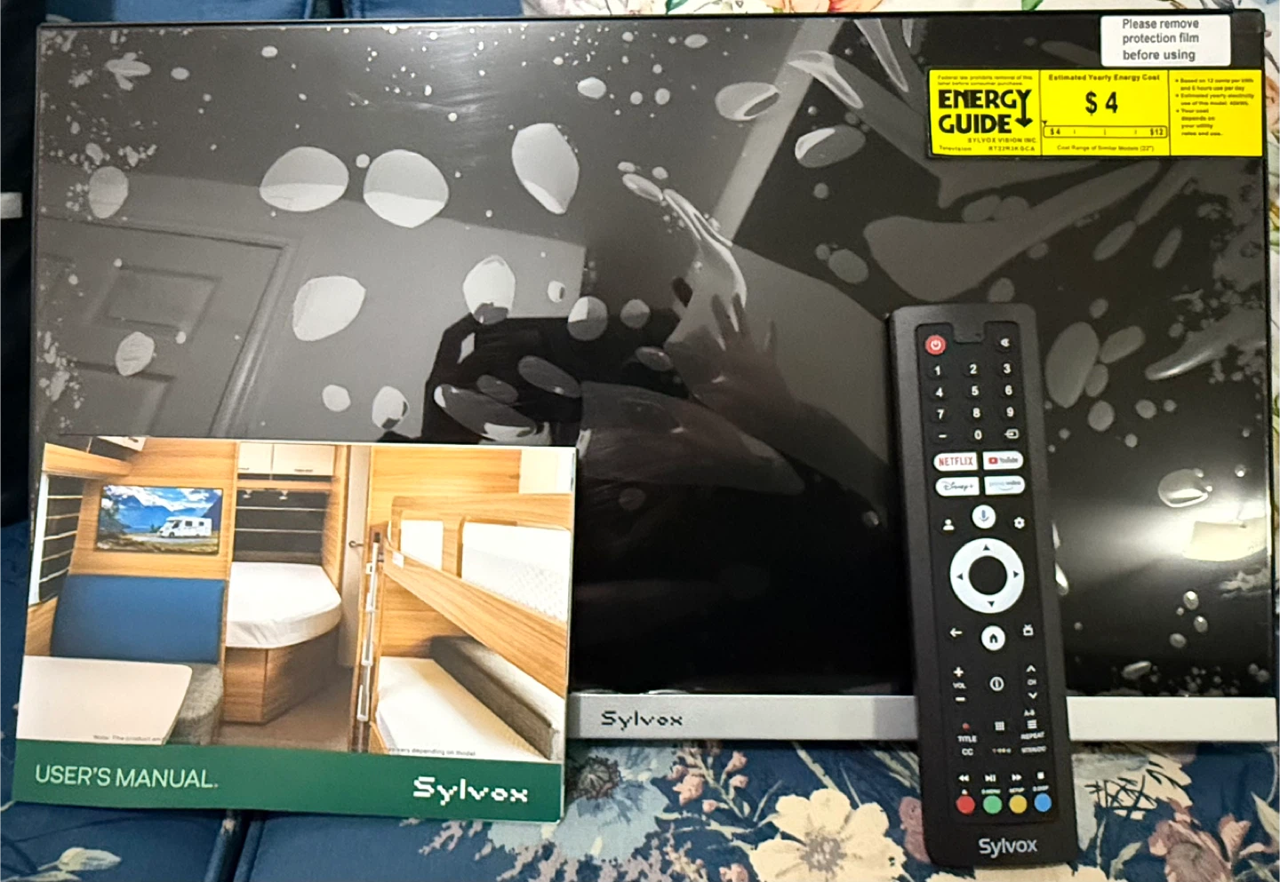 22” SYLVOX Smart Google TV with DVD Player Open Box, Like New - photo 4