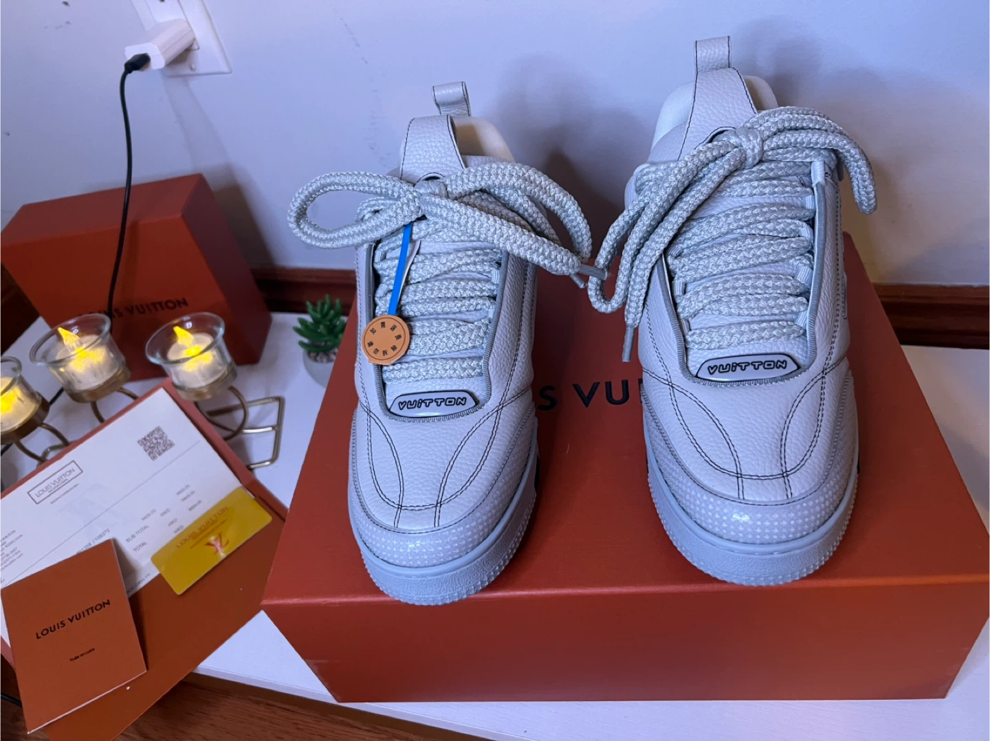 Louis Vuitton LV Trainer Sneaker Size 7 USA - photo 2