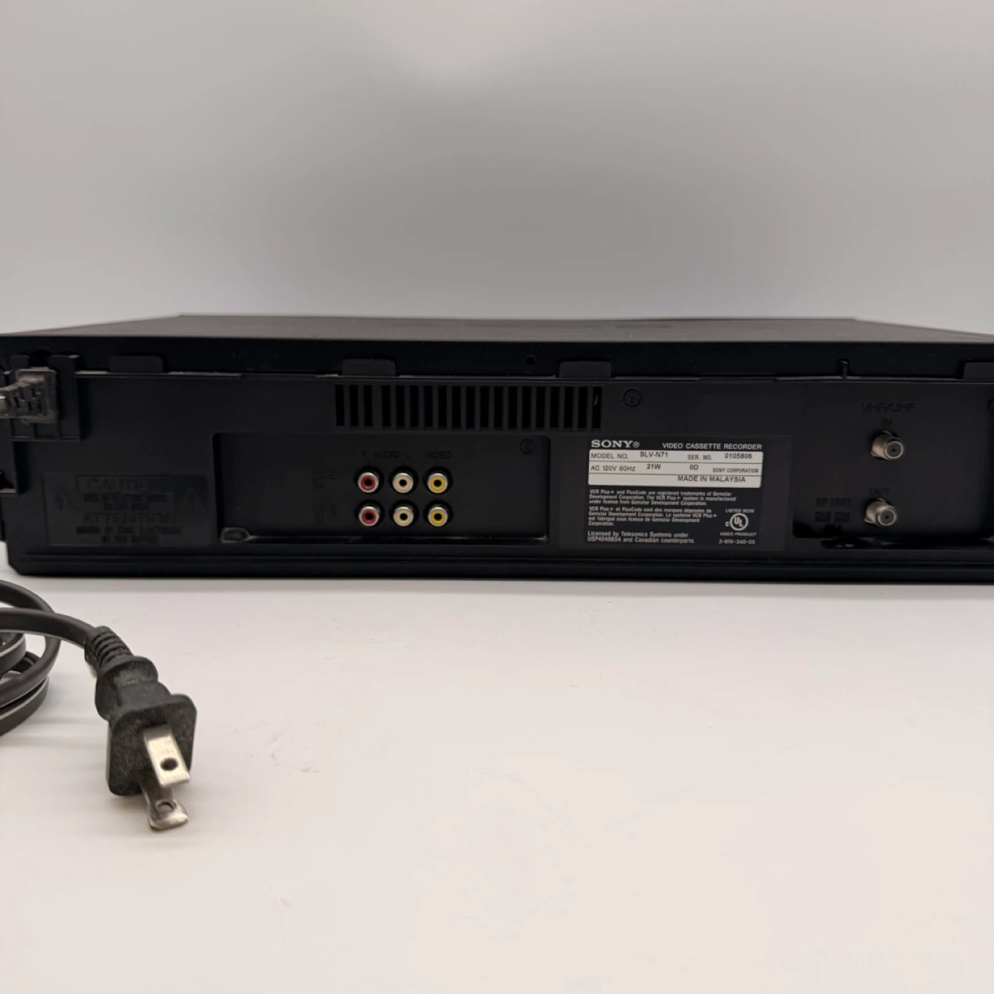Sony Hi-Fi Stereo VHS VCR SLV-N71 – Tested Working - photo 5