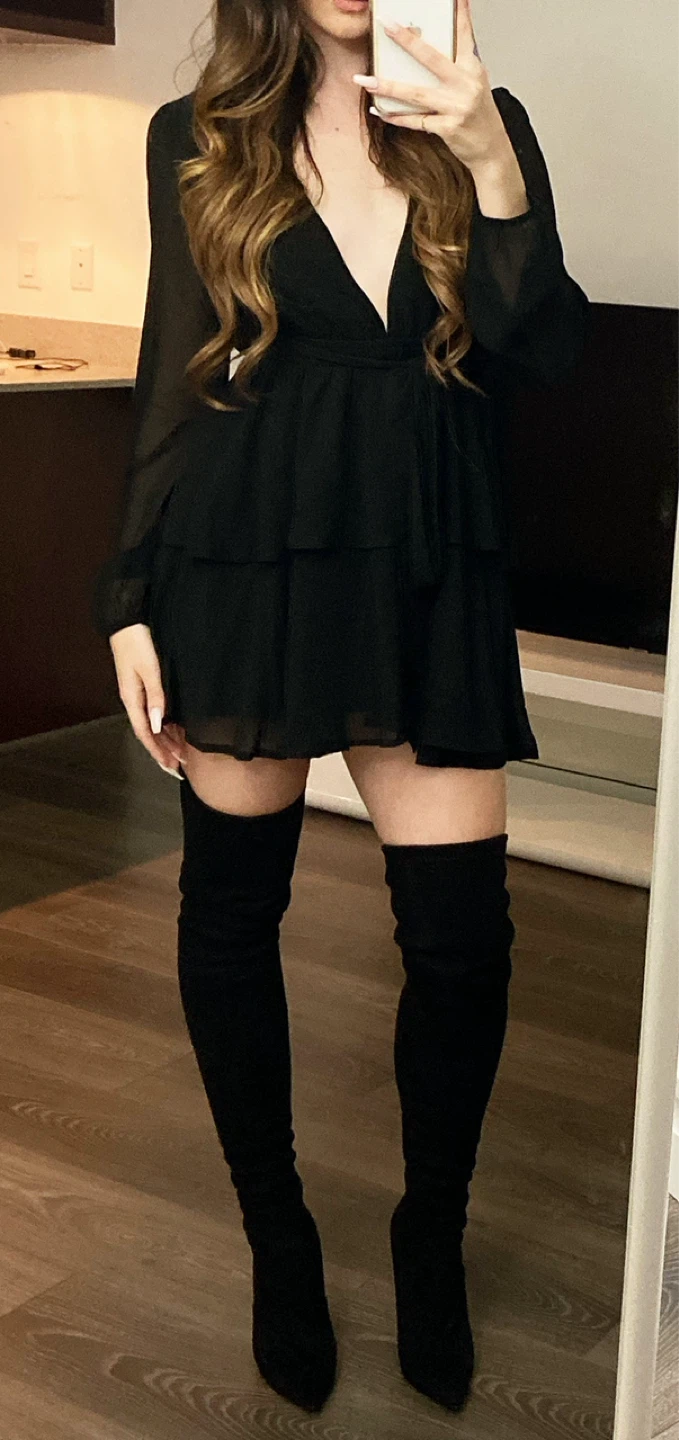 Fashion Nova Black Mini Dress - photo 3