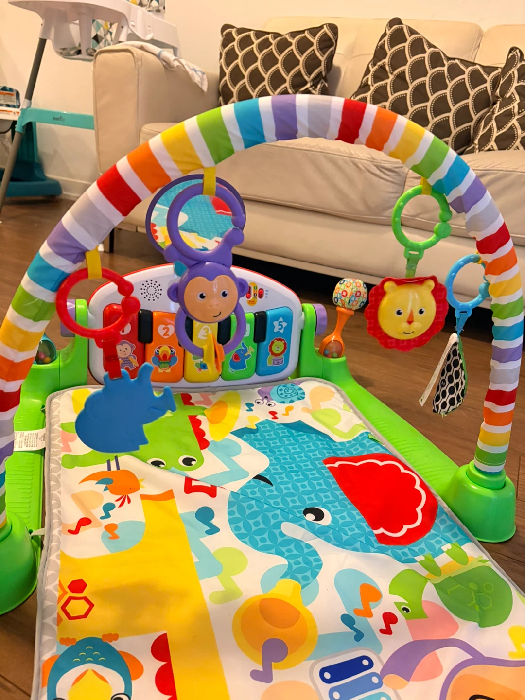 Fisher-Price Deluxe Kick & Play Piano Gym - photo 2