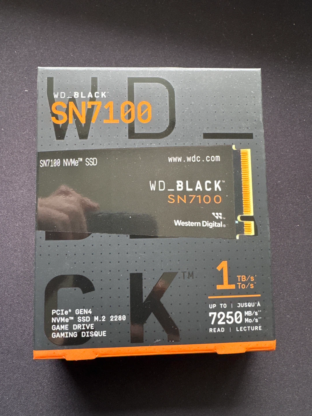New WD_BLACK SN7100 1TB NVMe SSD - photo 2