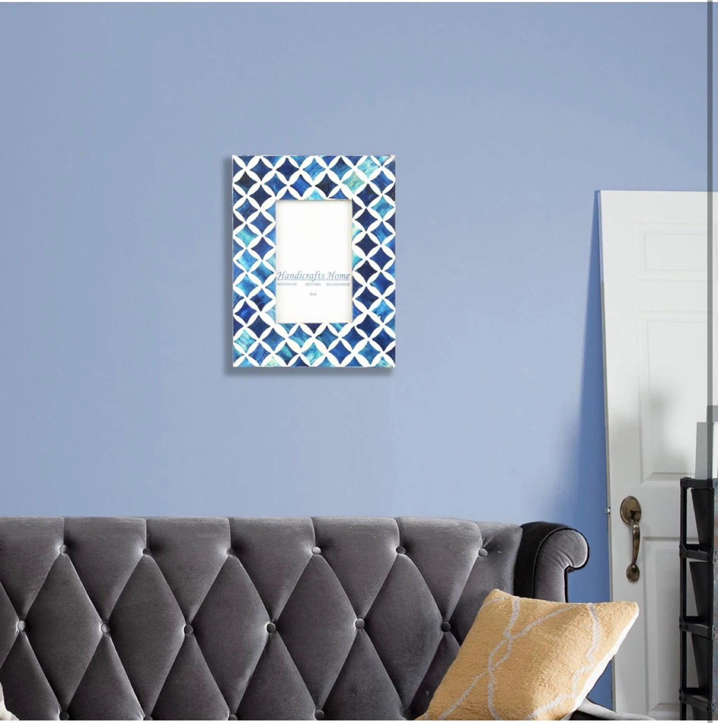 NEW Handicrafts Home 6x4 Blue Picture Frame - photo 3