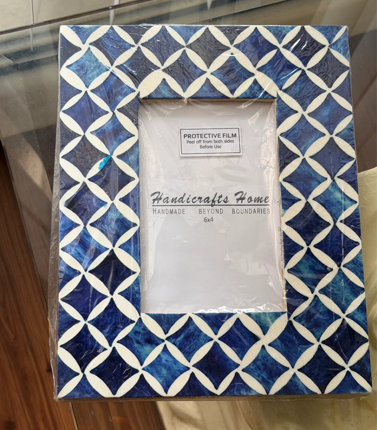 NEW Handicrafts Home 6x4 Blue Picture Frame - photo 4