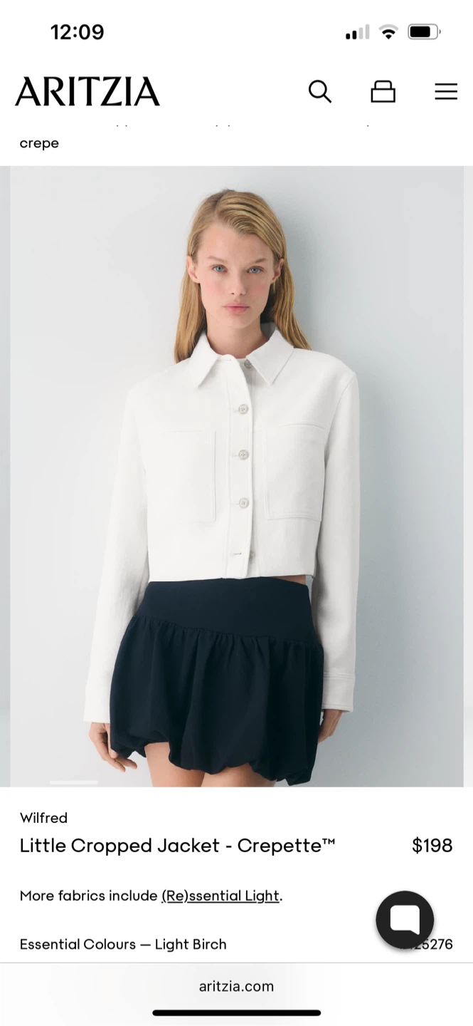 Wilfred Aritzia Little Cropped Jacket - Crepette™ - M