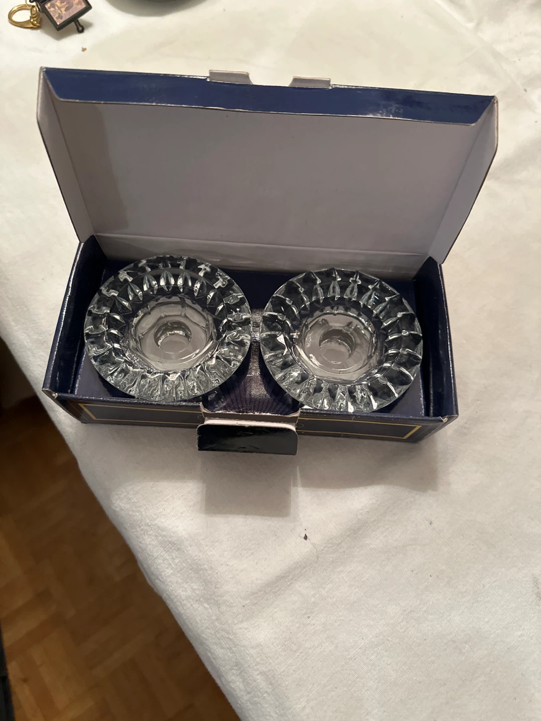 Collector's Crystal Gallery Candlestick Set