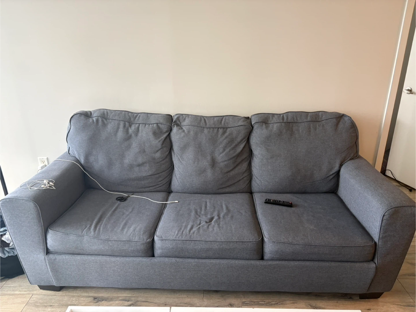 Grey Sofa Couch - photo 2