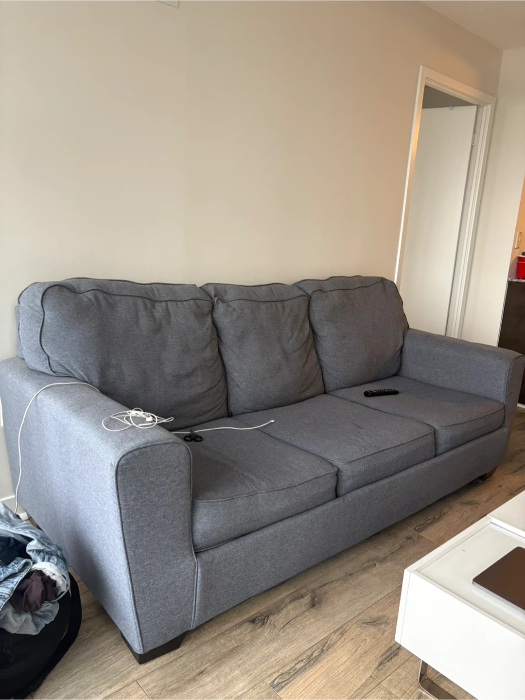 Grey Sofa Couch - photo 3