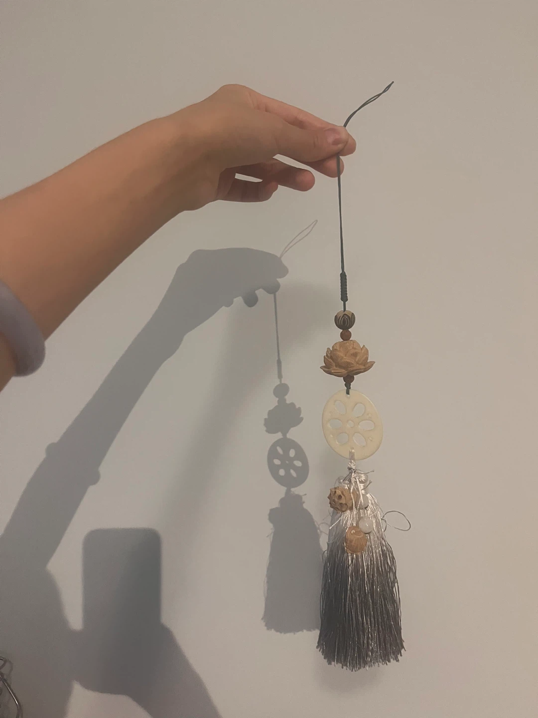Lotus Flower Tassel Ornament