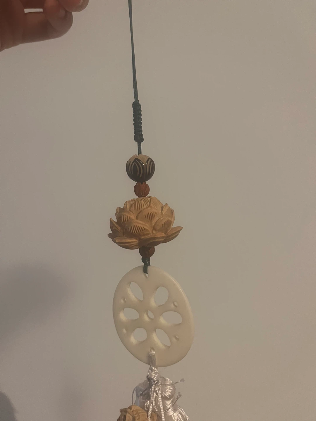 Lotus Flower Tassel Ornament - photo 2
