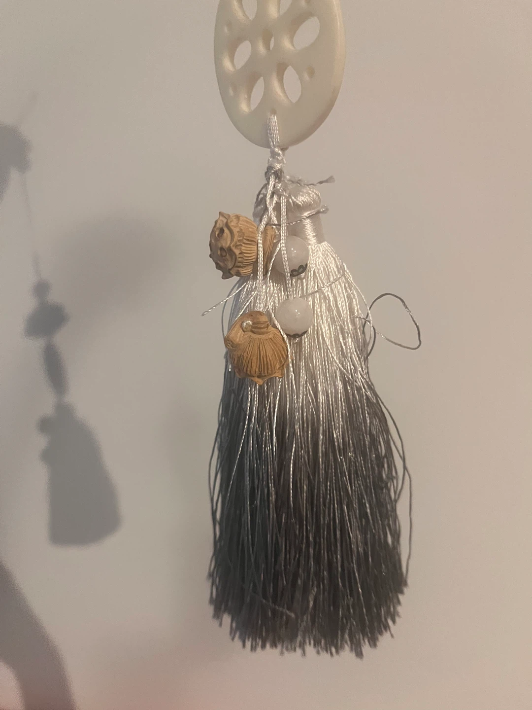 Lotus Flower Tassel Ornament - photo 3