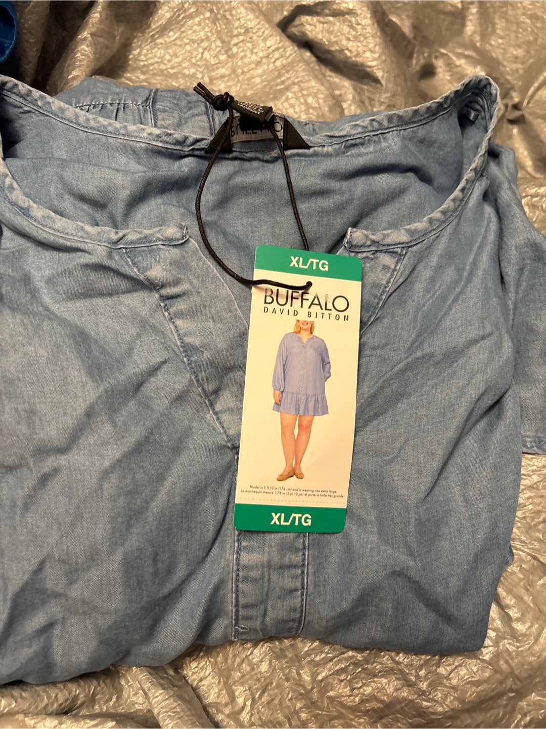 Buffalo David Bitton Denim Dress - XL/TG