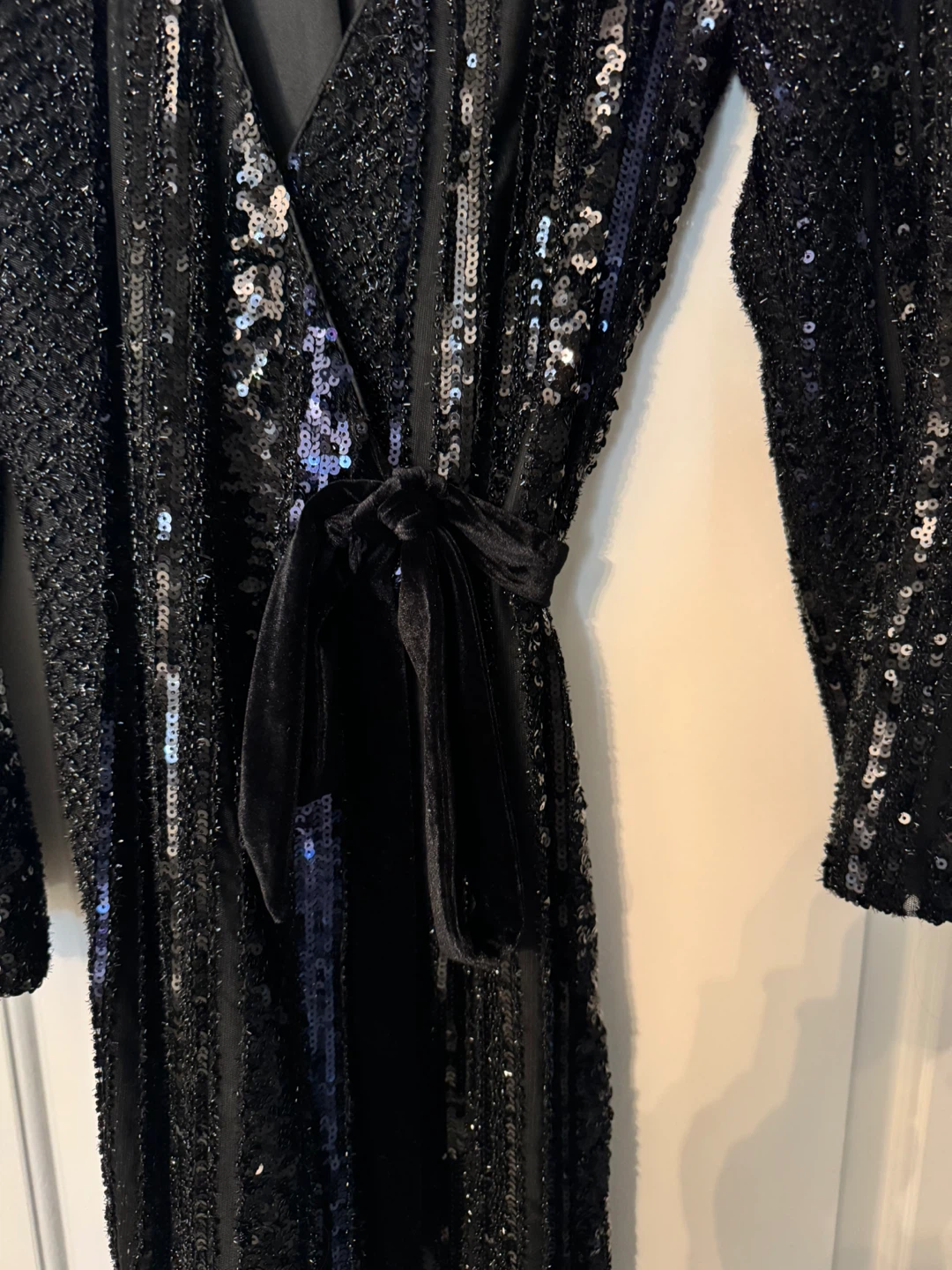 Alberto Makali Black Sequin Dress - Size M - photo 2